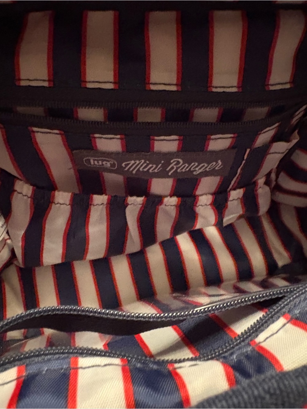 Lug Mini Ranger Firework Navy 4th of July purse patriotic bag red white blue - Picture 2 of 8